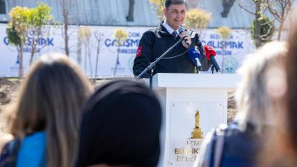 Beton söküldü, umut filizlendi