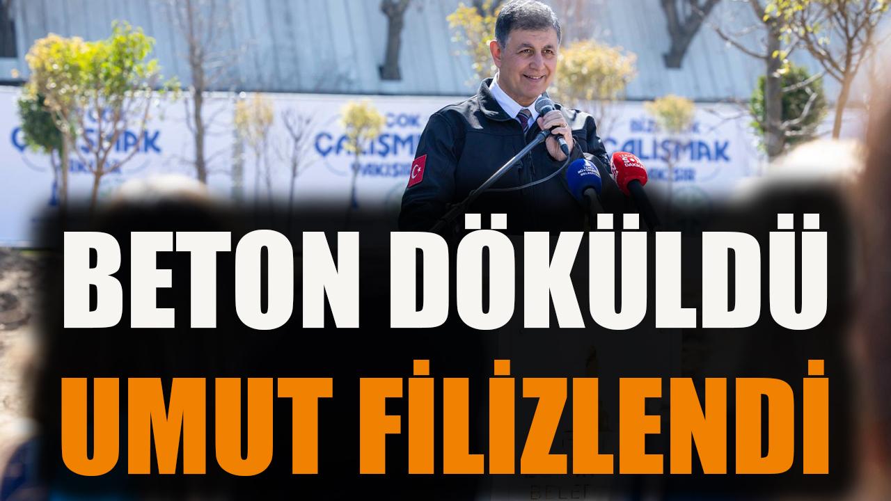 Beton söküldü, umut filizlendi