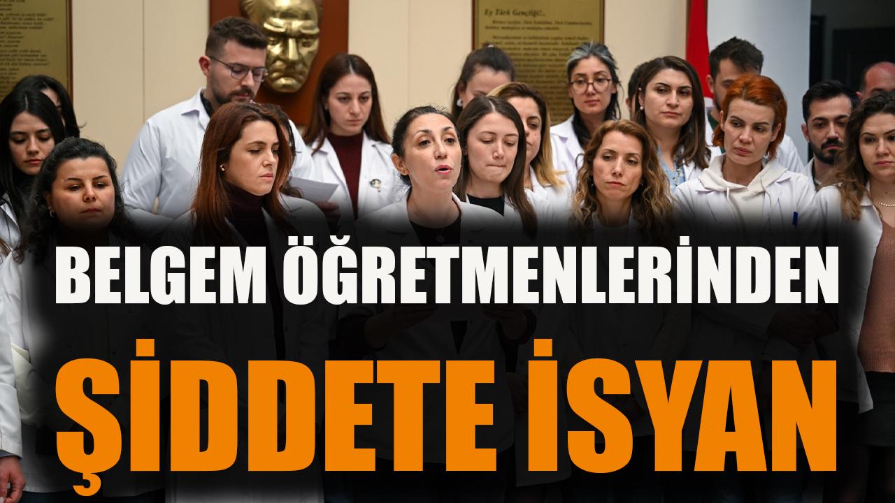 Bornova’da BELGEM Öğretmenlerinden Şiddete İsyan: