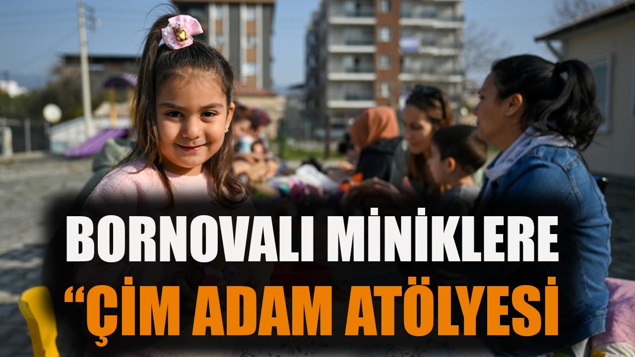 Bornovalı miniklere “Çim Adam Atölyesi”
