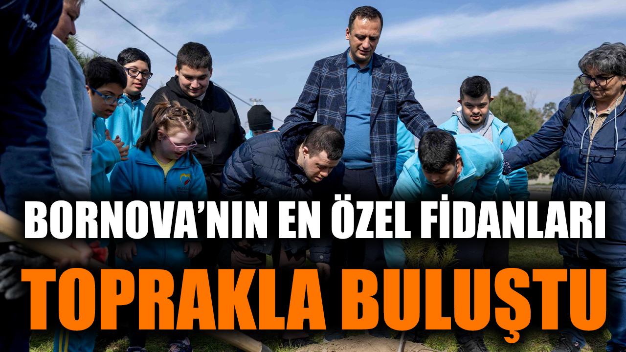 Bornova'nın en özel fidanları toprakla buluştu