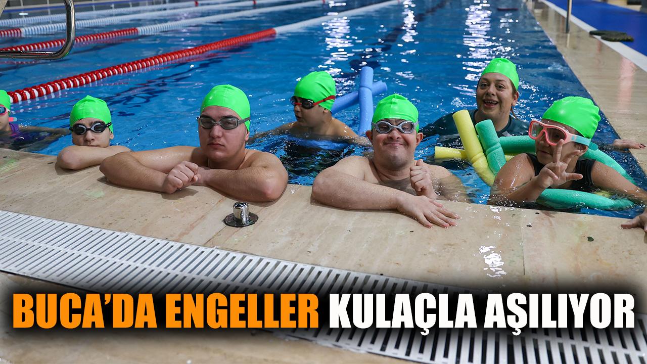 Buca’da engeller kulaçlarla aşılıyor