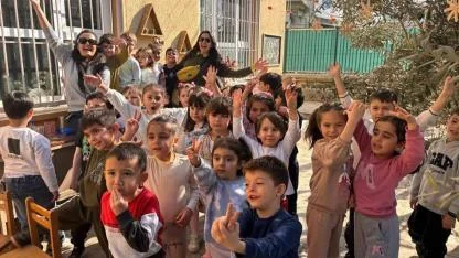 Büyükçiğli İlkokulu minikleri doğayı kucaklıyor