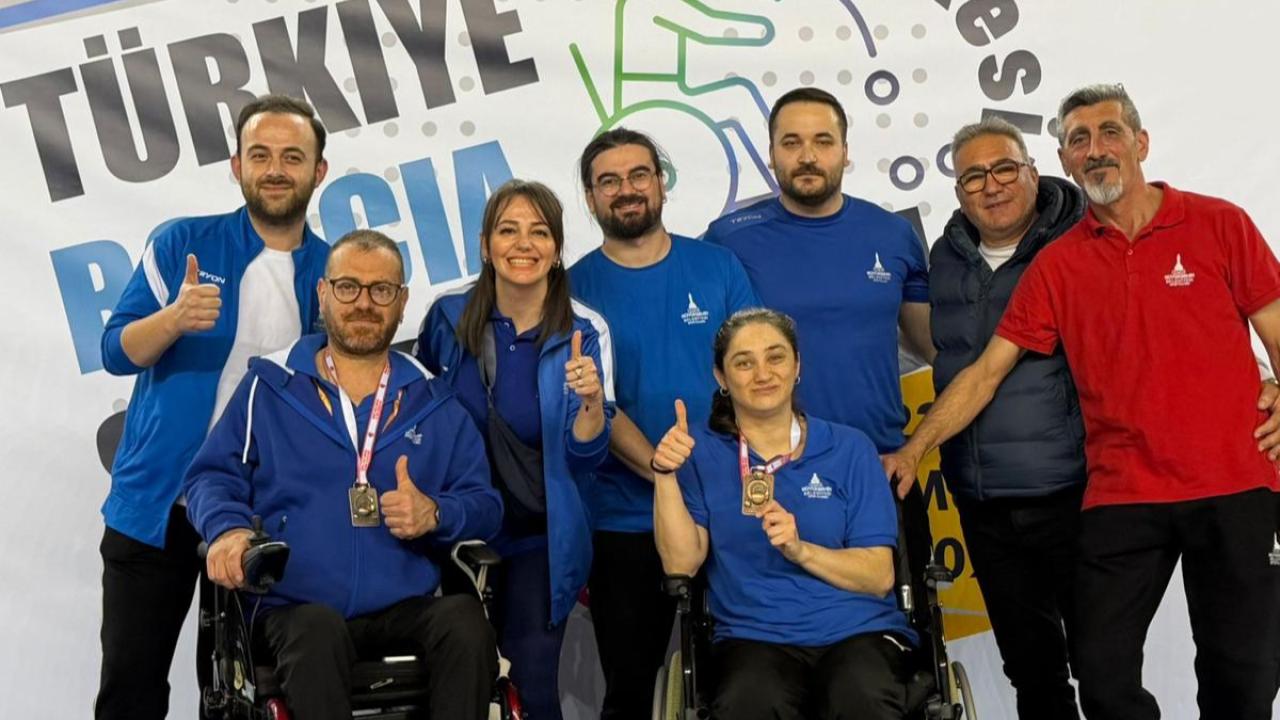 Büyükşehir’in boccia takımı, bronz madalya ile döndü