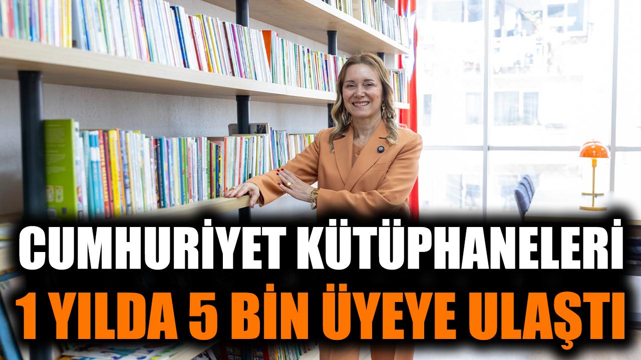 Cumhuriyet Kütüphaneleri 1 yılda 5 bin üyeye ulaştı