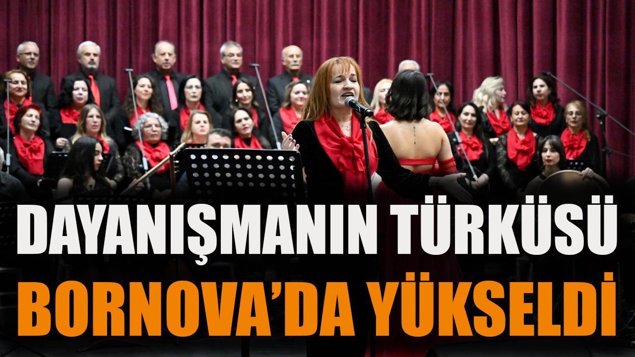 Dayanışmanın Türküsü Bornova’da Yükseldi