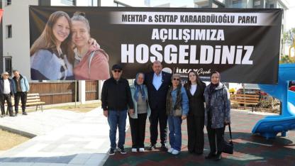 Deprem Kayıplarımıza Adanan Park Açıldı