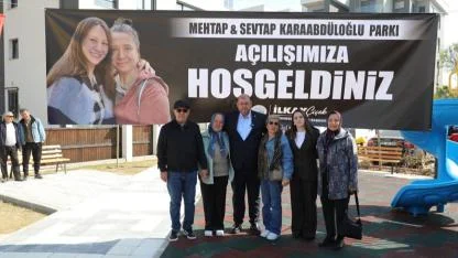 Deprem Kayıplarımıza Adanan Park Açıldı