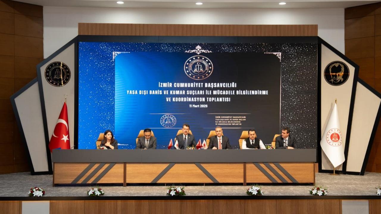 İzmir'de yasa dışı bahis ve kumar suçlarıyla mücadele toplantısı yapıldı