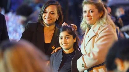 Karabağlar ’daki iftar buluşmasına Asu Kaya konuk oldu