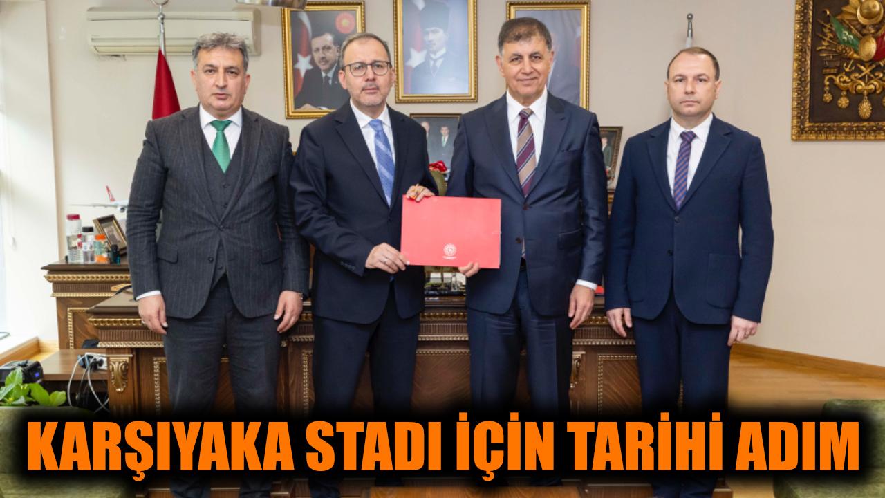 Karşıyaka Stadı için tarihi adım