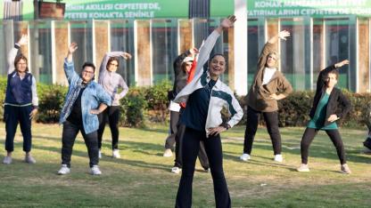 Konak’ta Açık Havada Sabah Sporu başlıyor