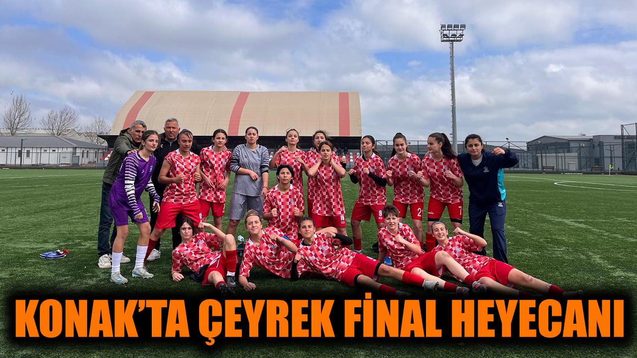 Konak’ta çeyrek final heyecanı