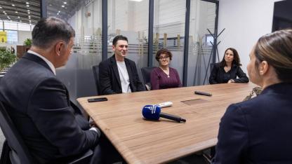 Minguzzi ailesinden Başkan Tugay’a ziyaret