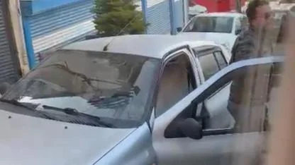 Tartıştığı sürücüyü takip etti, araçtan indi cezayı yedi