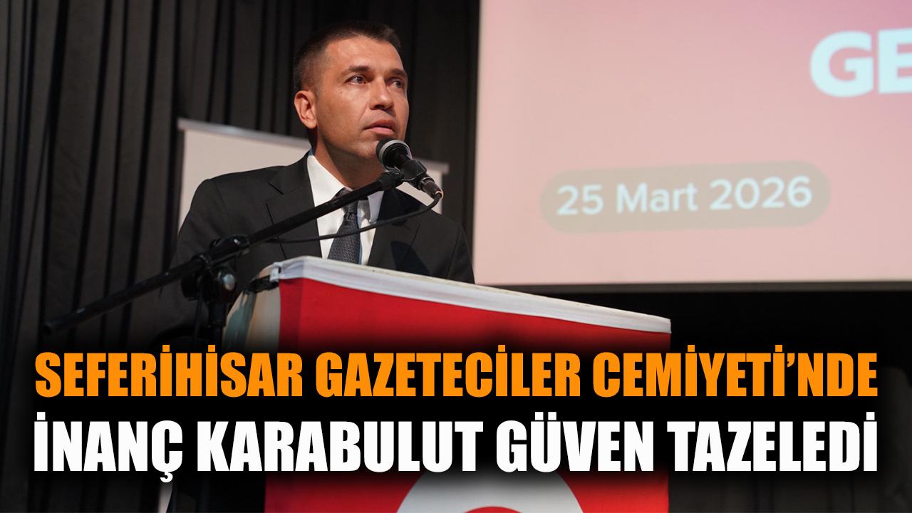 Seferihisar Gazeteciler Cemiyeti'nde Karabulut'la yola devam