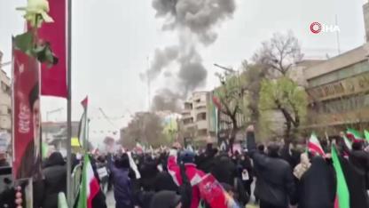 Tahran'da Kudüs Günü yürüyüşü sırasnda saldırı meydana geldi