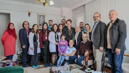 Tepecik Hastanesi'nden Kıbrıs gazisine vefa ziyareti