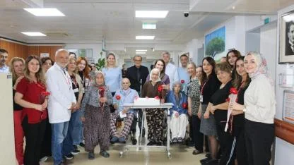 Yaşlılar haftasında palyatif servis hastalarına ziyareti