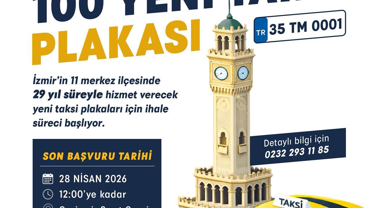 100 taksi plakası için ihale başvuruları devam ediyor