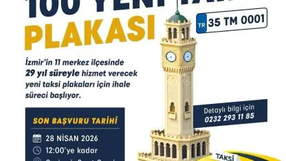 100 taksi plakası için ihale başvuruları devam ediyor