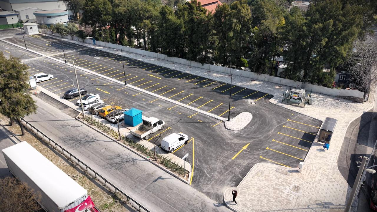 154 araçlık ücretsiz otopark hizmete girdi