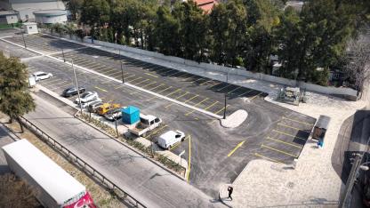 154 araçlık ücretsiz otopark hizmete girdi