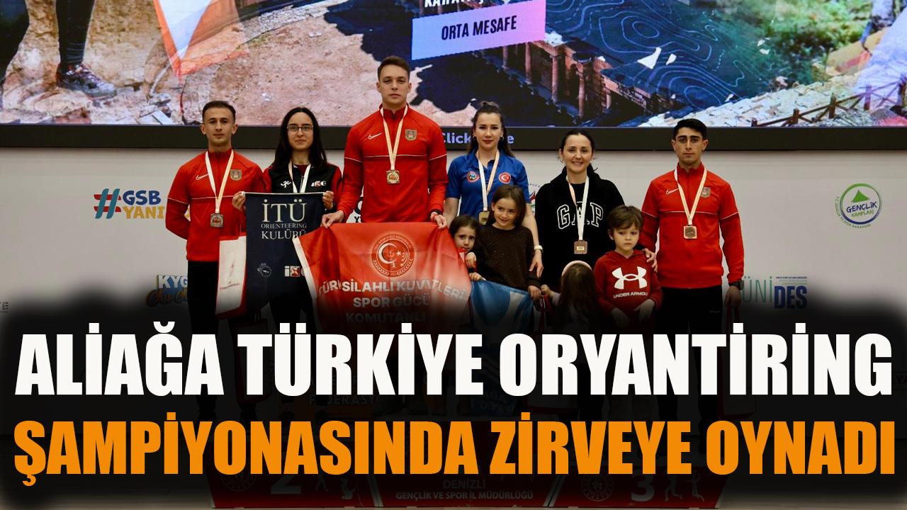 Aliağa Türkiye Oryantiring Şampiyonasında Zirveye Oynadı