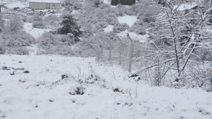 Ankara’ya nisan ayında kar yağdı