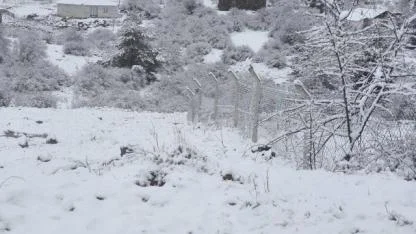 Ankara’ya nisan ayında kar yağdı