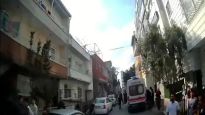 Apartmanda korkutan yangın