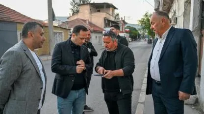 Başkan Eşki sabah mesaisine Egemenlik Mahallesi’nde başladı