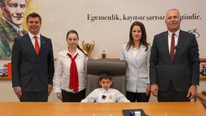 Başkan Işık, 23 Nisan’da koltuğunu Ege’ye devretti