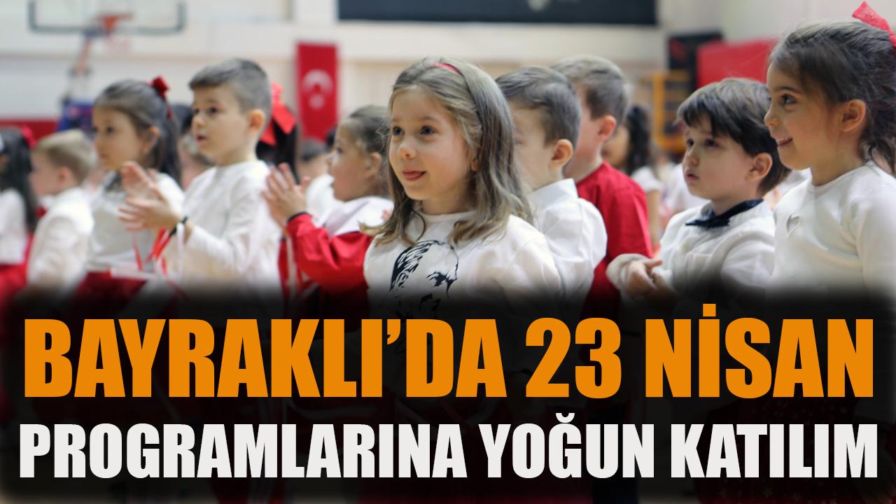 Bayraklı’da 23 Nisan Programlarına Yoğun Katılım