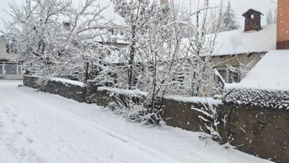 Bitlis’te nisanda kara kış