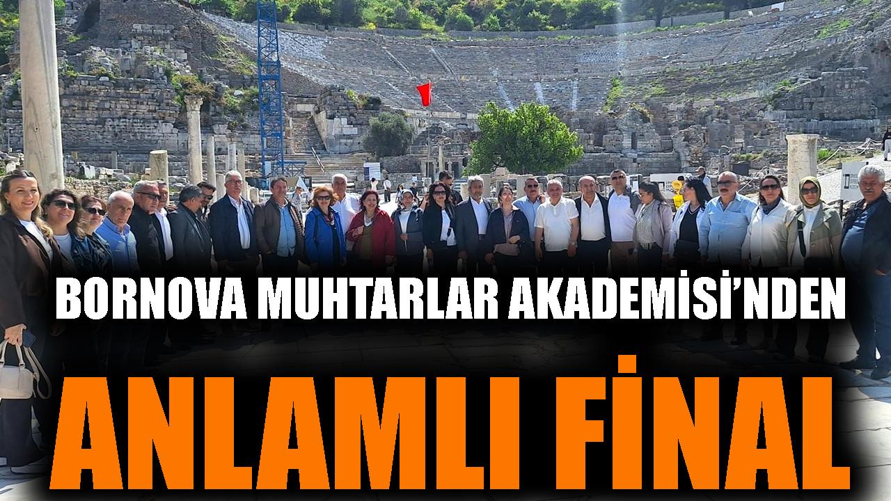 Bornova Muhtarlar Akademisi’nden anlamlı final