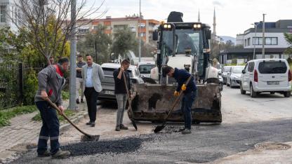 Bornova’da yol seferberliği