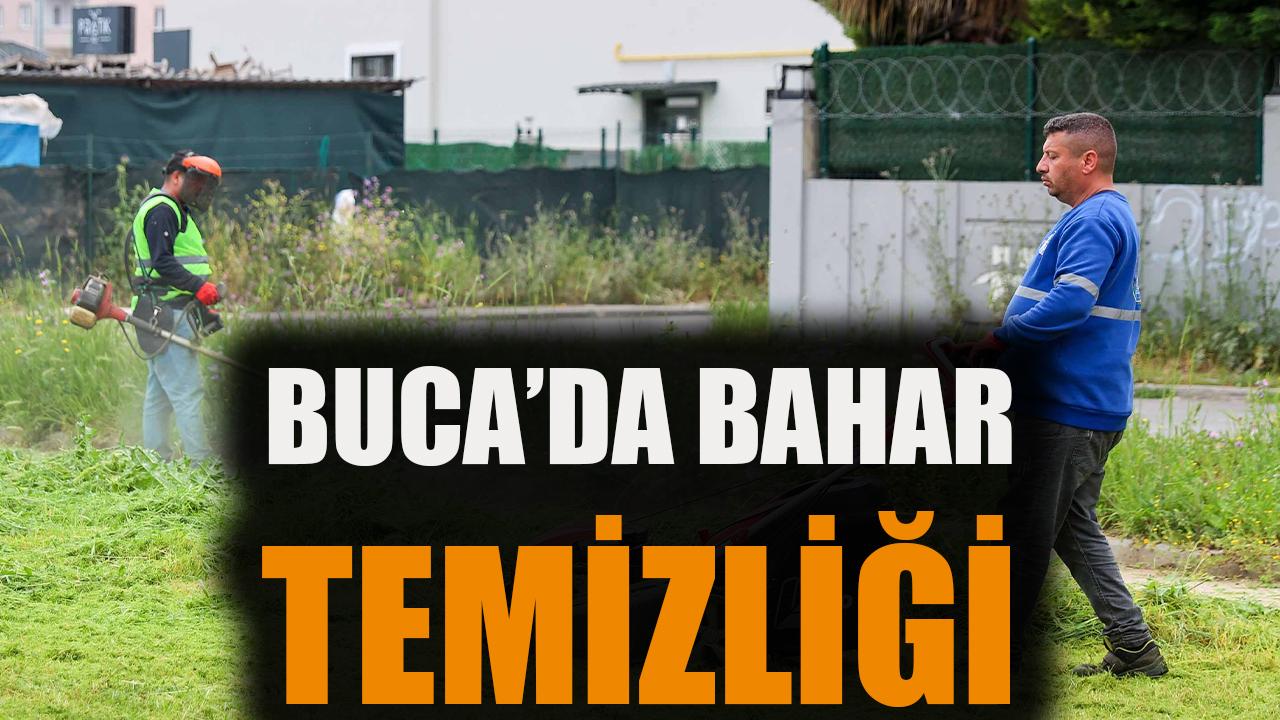 Buca’da bahar temizliği