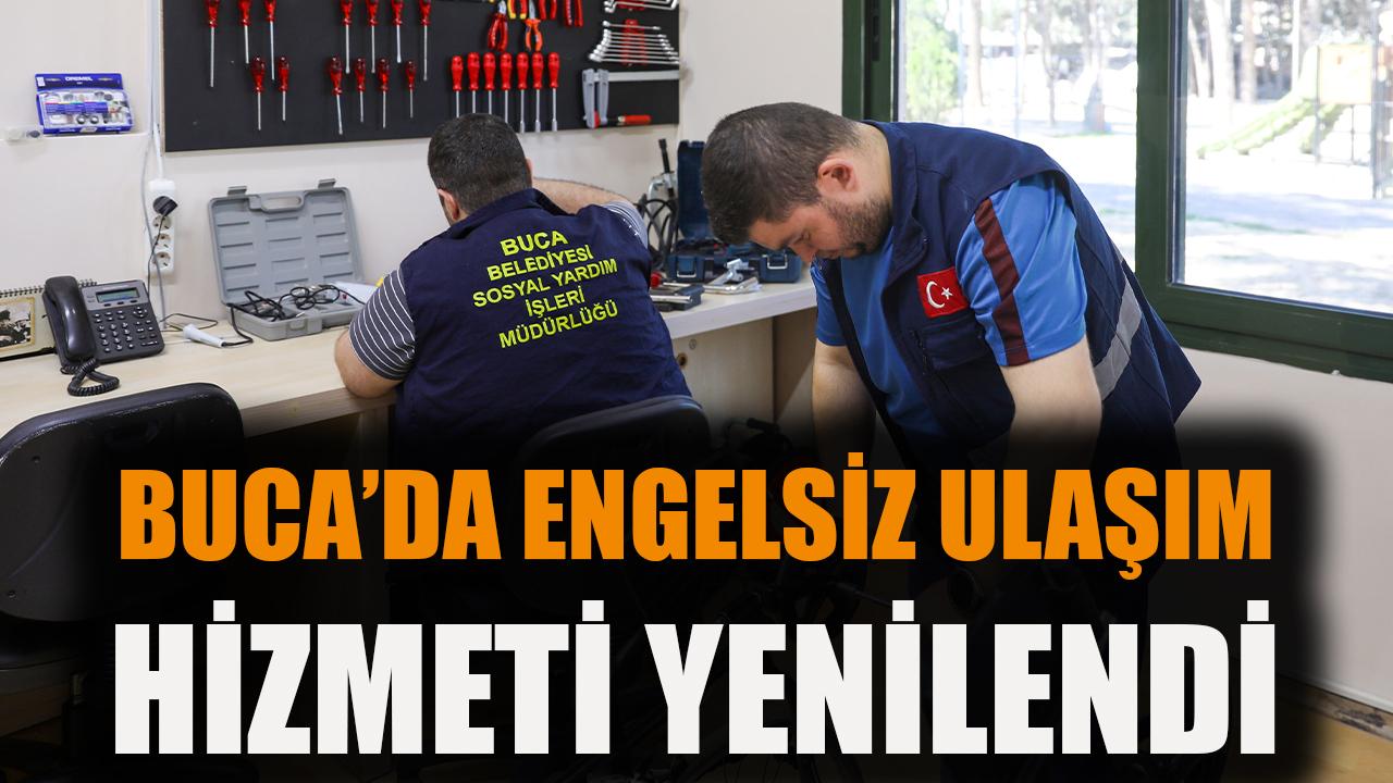 Buca’da engelsiz ulaşım hizmeti yenilendi