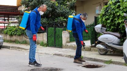 Buca’da vektörle mücadele için ekipler sahada