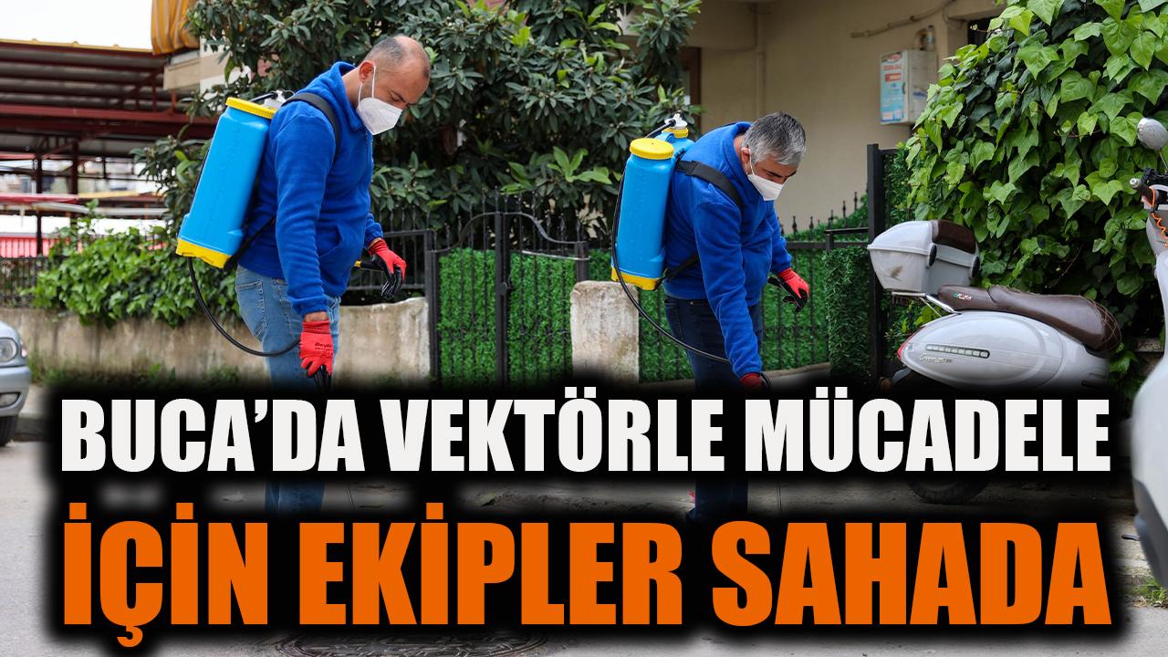 Buca’da vektörle mücadele için ekipler sahada