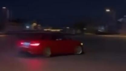 Drift atıp sosyal medyada paylaştı