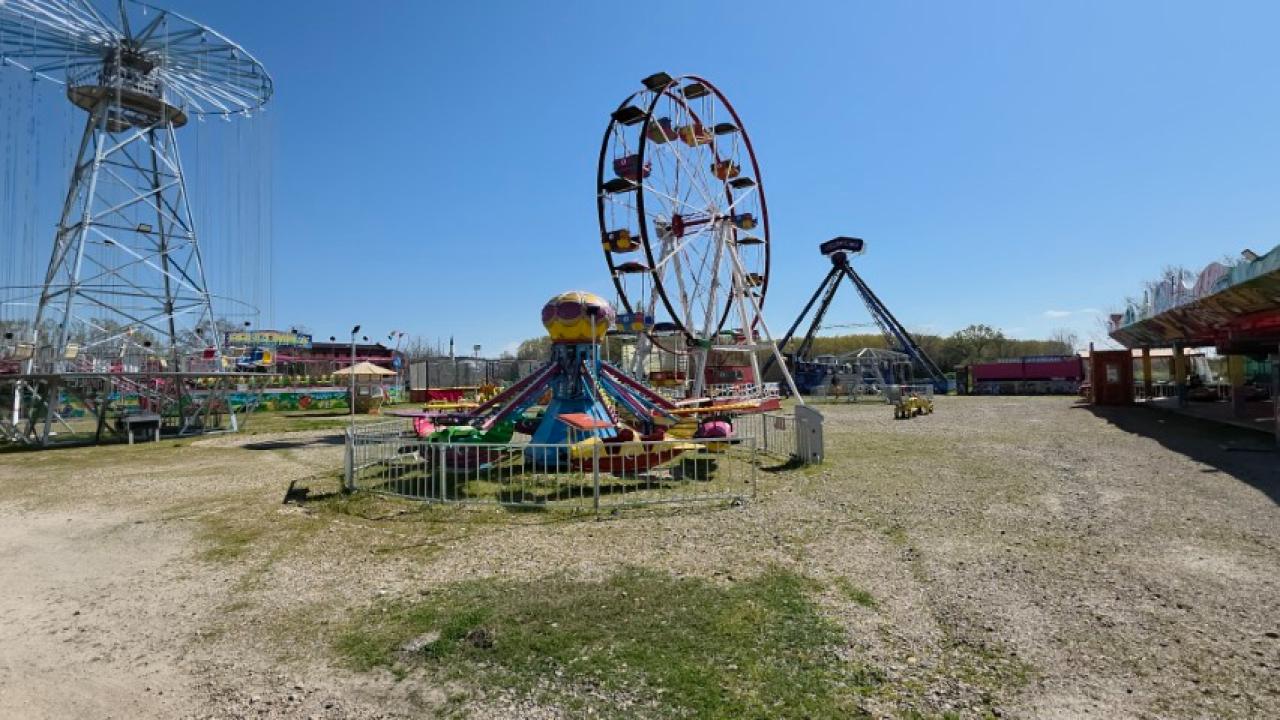 Edirne’de Lunapark faciası