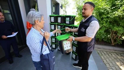 Efes tarlası yaşam köyü'nde kompost eğitimi düzenlendi