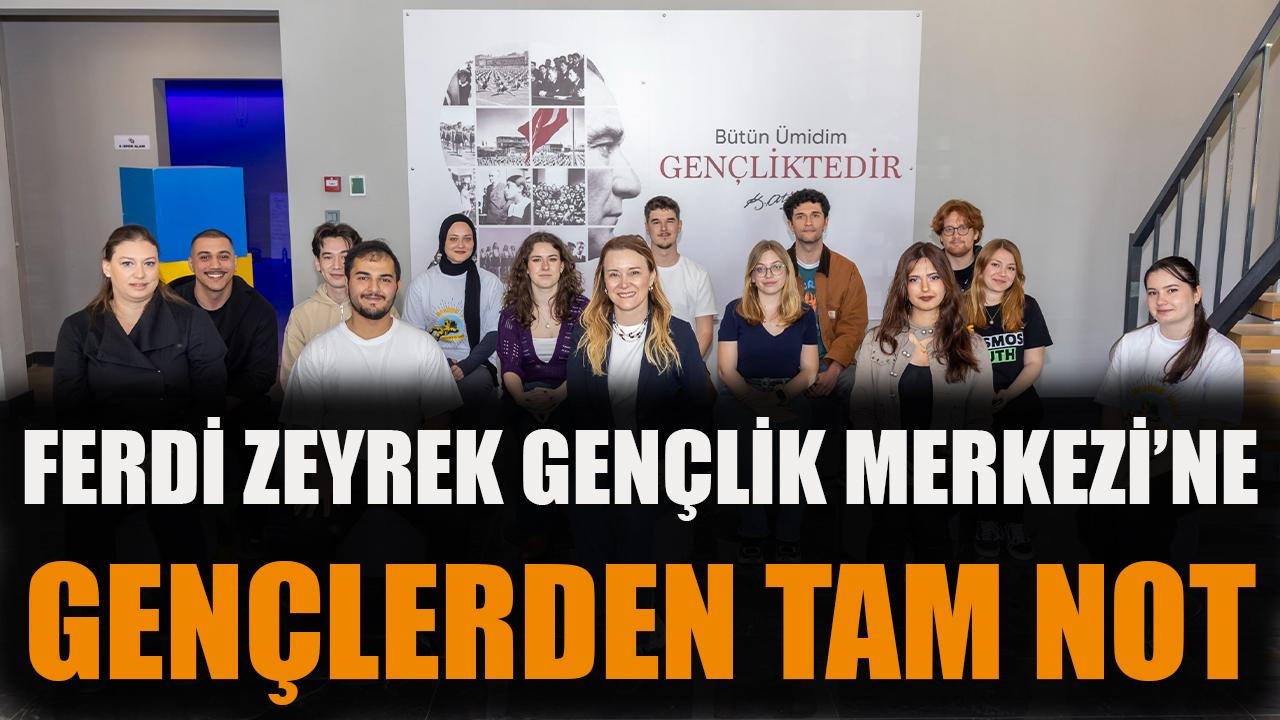 Ferdi Zeyrek Gençlik Merkezi’ne gençlerden tam not