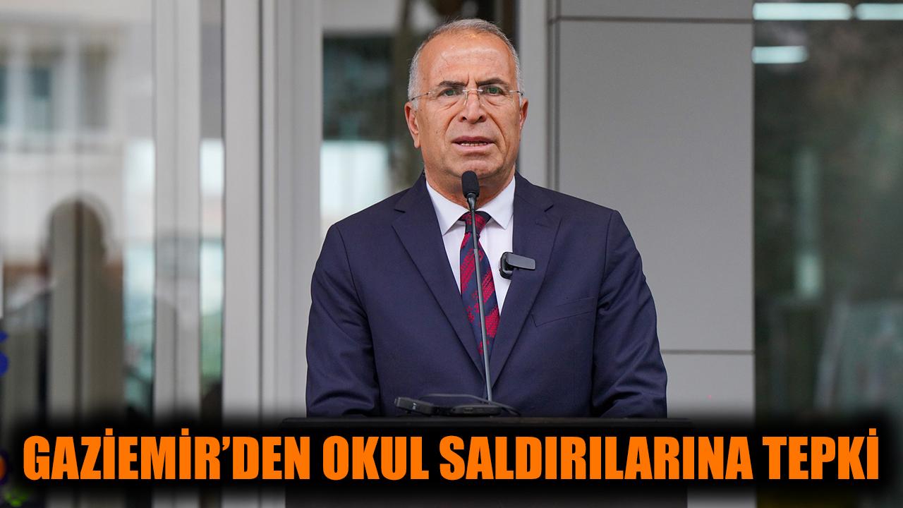Gaziemir’den okul saldırılarına tepki