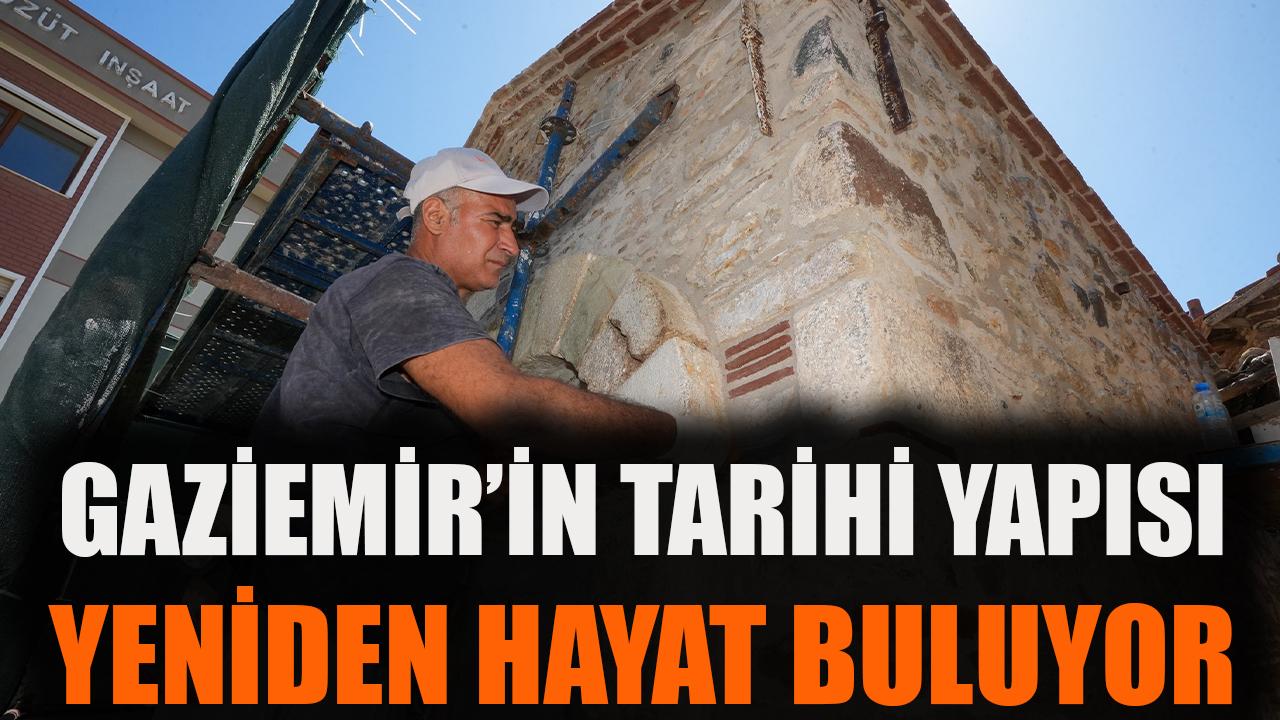Gaziemir’in tarihi yapısı yeniden hayat buluyor