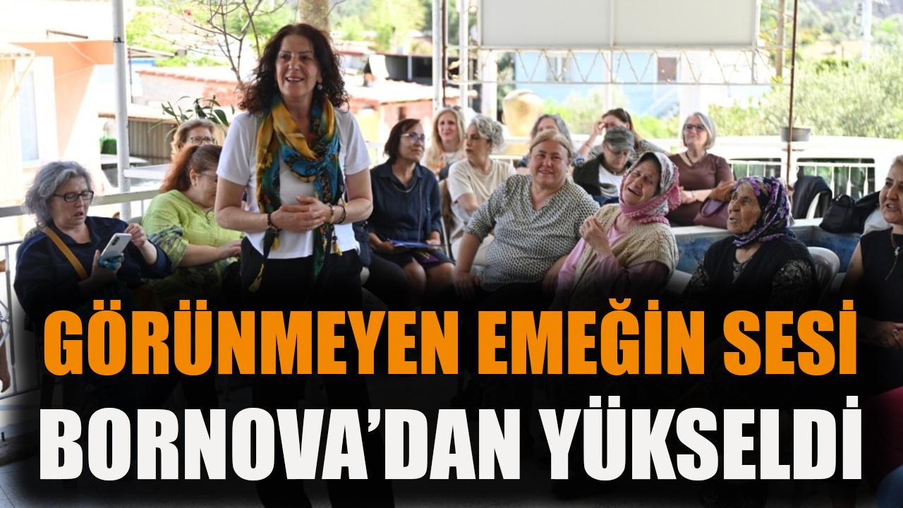 Görünmeyen emeğin sesi Bornova’dan yükseldi