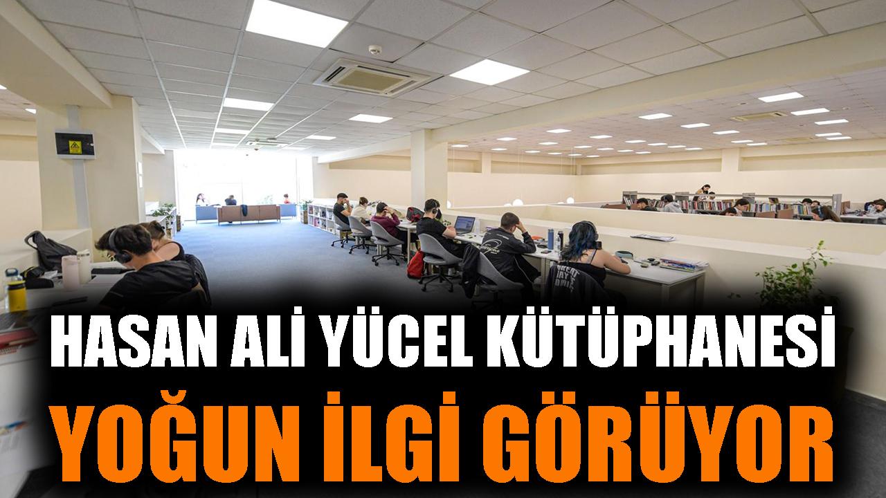 Hasan Ali Yücel Kütüphanesi yoğun ilgi görüyor