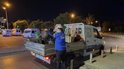 İnciraltı sahilinde denetimler sürüyor